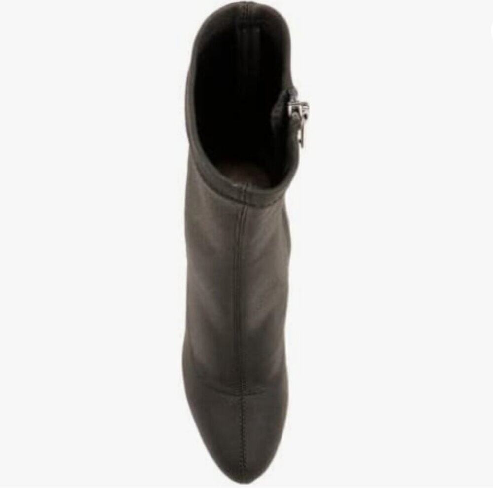 Jewel Badgley Mischka Jovanna Glitter Block Heel Bootie - Picture 4 of 6